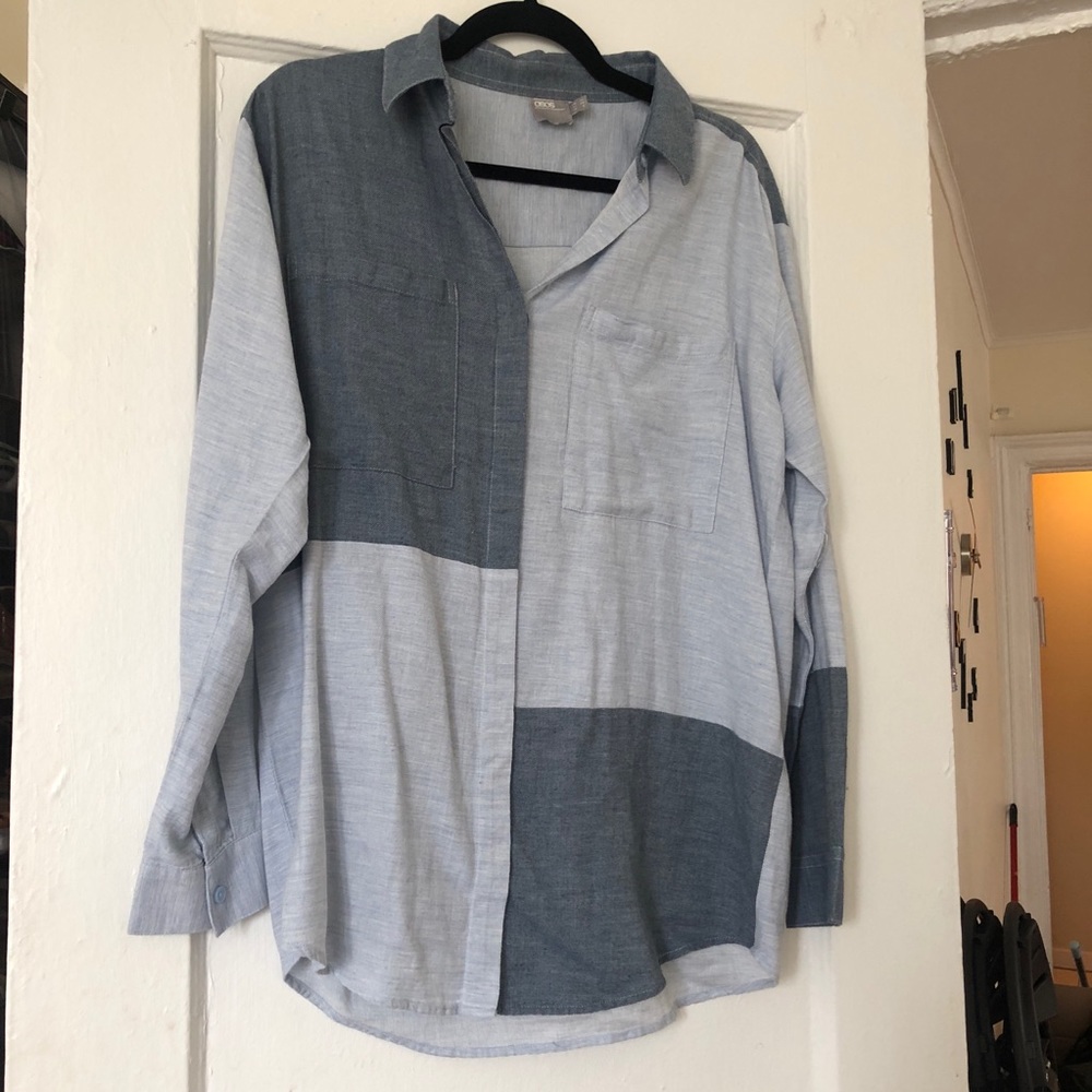 ASOS Color Block Oversized Blouse Never Worn!